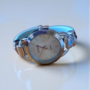 Silver and Gold Tone Studio Quartz Watch